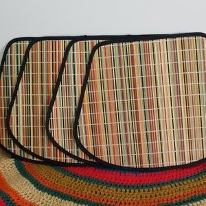 Woven Straw Placemats set of 4